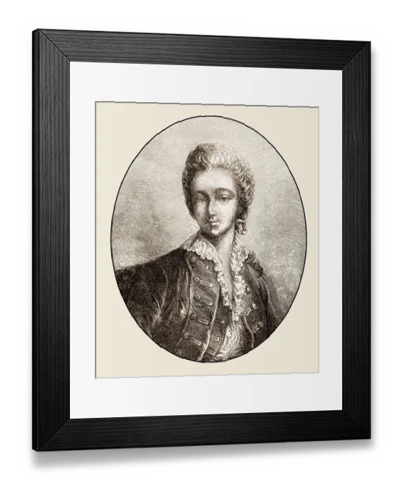 Framed Print : Jeanne Becu, comtesse du Barry Framed Print : Jeanne Becu, comtesse du Barry