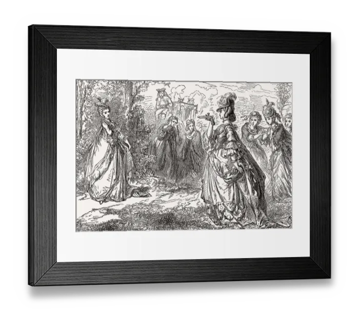 Framed Print : Jeanne Becu, comtesse du Barry