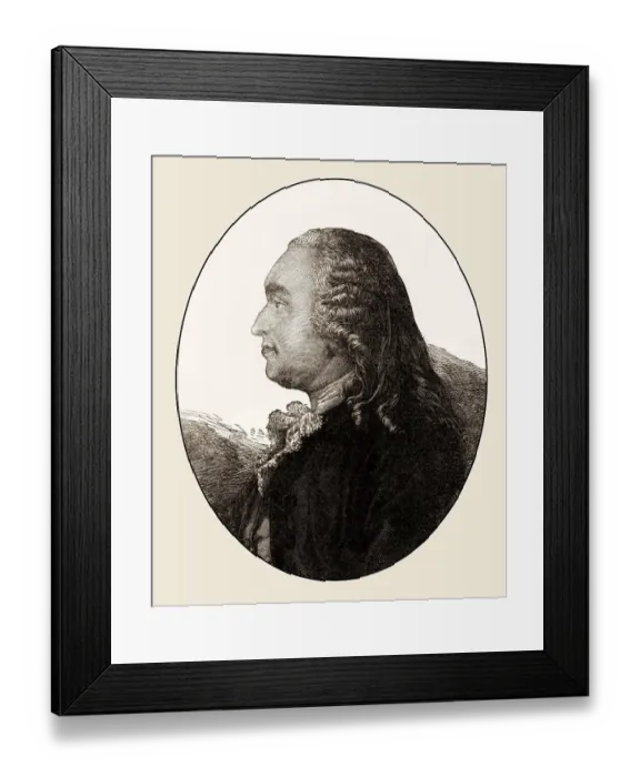 Framed Print : Anne Robert Jacques Turgot, Baron de l'Aulne Framed Print : Anne Robert Jacques Turgot, Baron de l'Aulne