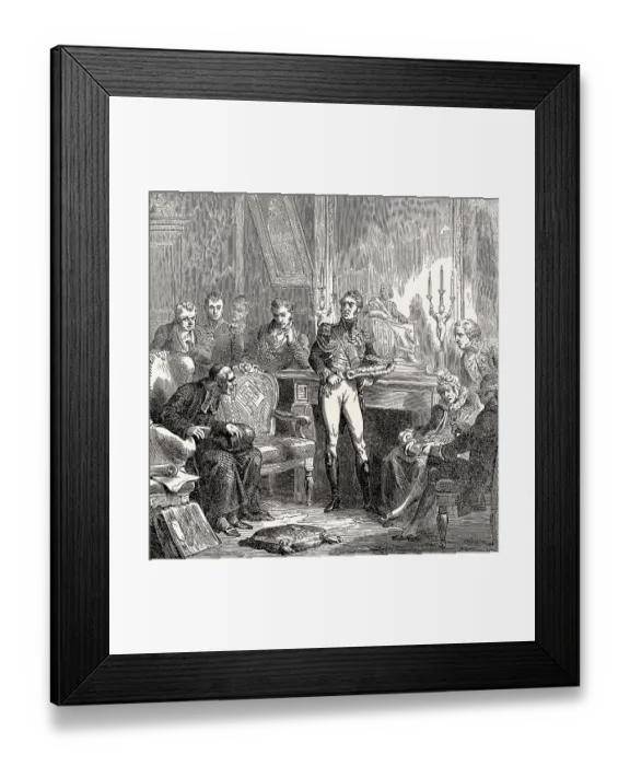 Framed Print : The Jesuits at the court of Charles X Philippe