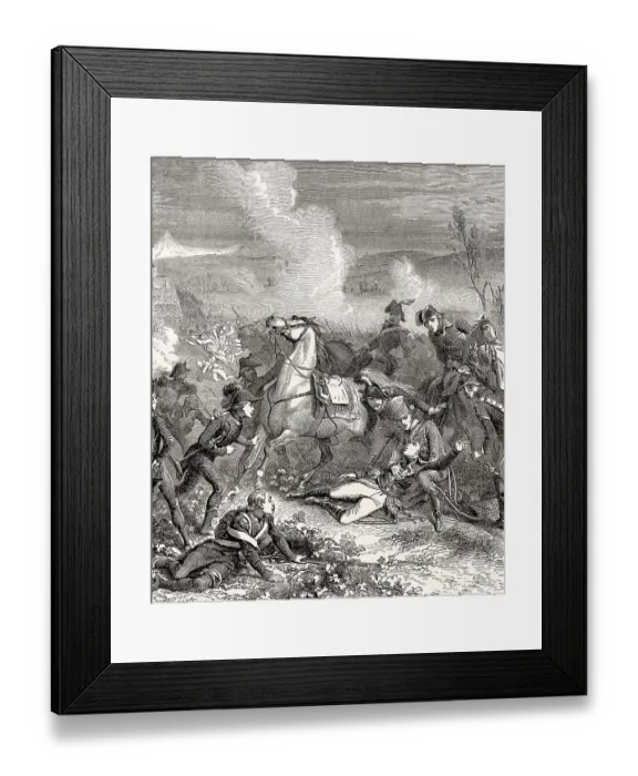 Framed Print : The death of Louis Charles Antoine Desaix