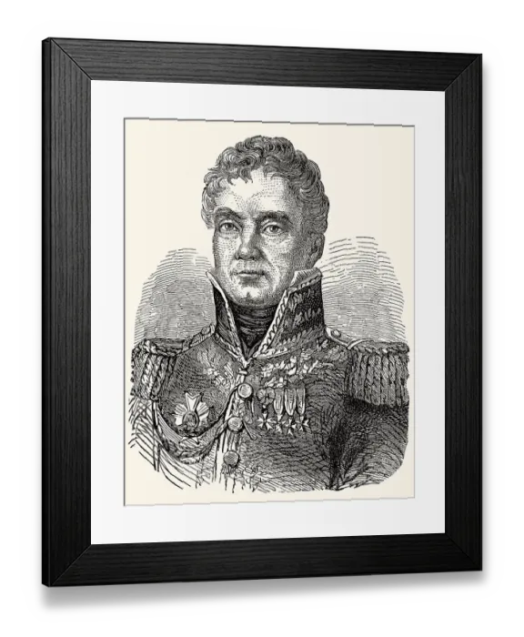 Framed Print : Georges Mouton, comte de Lobau