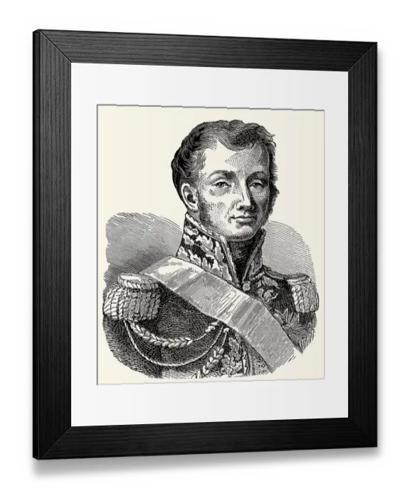Framed Print : Bertrand, comte Clausel or Clauzel