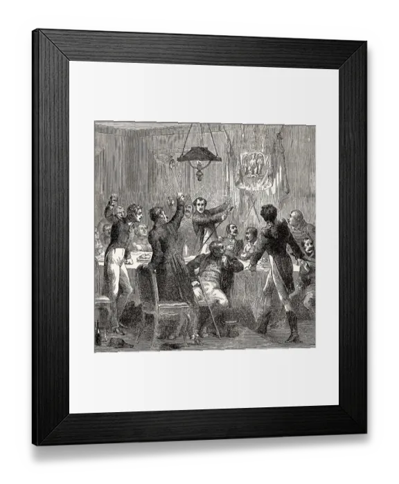Framed Print : A meeting of the Bonapartistes Framed Print : A meeting of the Bonapartistes