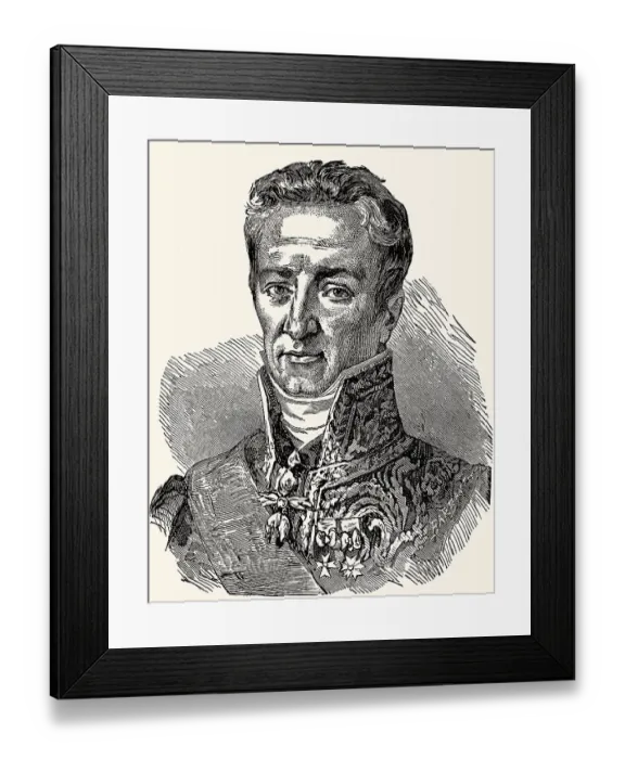 Framed Print : Jean-Baptiste Guillaume Joseph Marie Anne Seraphin