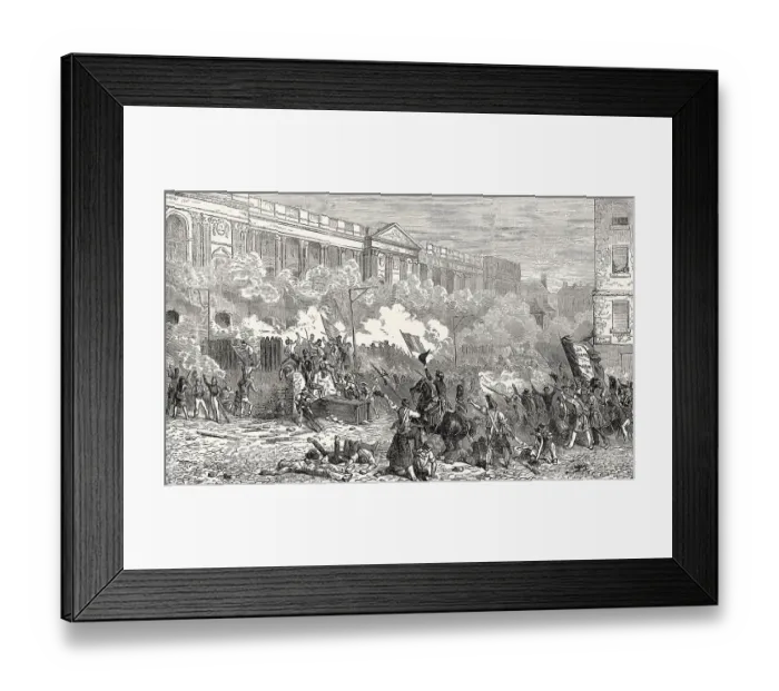 Framed Print : The French Revolution of 1830, July Revolution Framed Print : The French Revolution of 1830, July Revolution