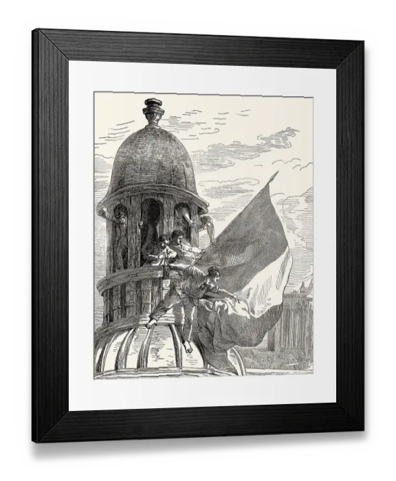 Framed Print : The French Revolution of 1830, July Revolution Framed Print : The French Revolution of 1830, July Revolution