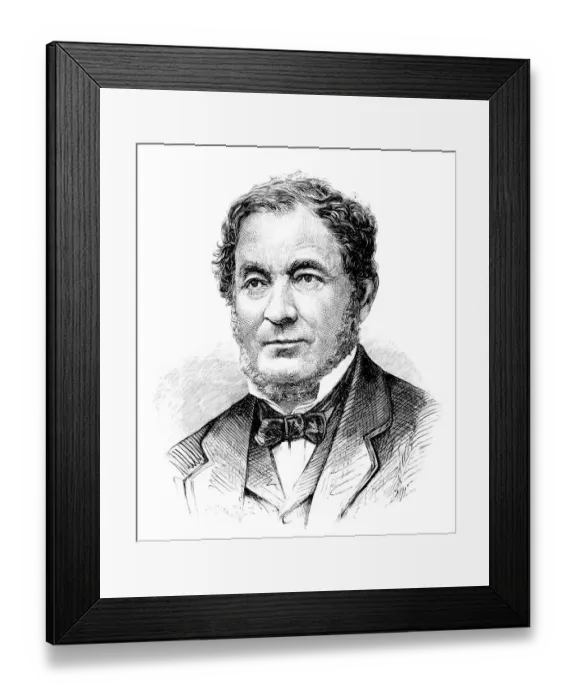 Framed Print : Robert Wilhelm Eberhard Bunsen