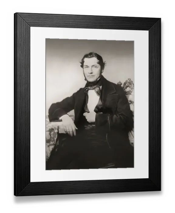 Framed Print : Robert Wilhelm Eberhard Bunsen
