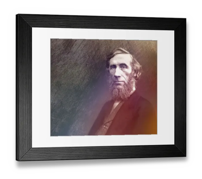 Framed Print : John Tyndall, 1820 -1893, Irish physicist and chemist