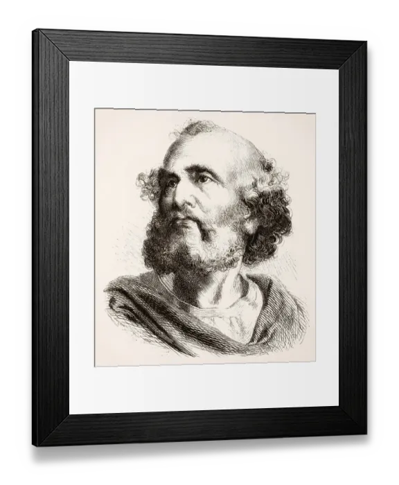 Framed Print : St Peter, Apostle, Saint and Pope, reigned 33-67 Framed Print : St Peter, Apostle, Saint and Pope, reigned 33-67