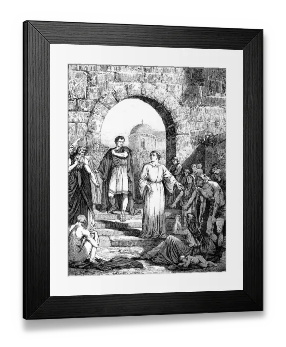 Framed Print : Saint Lawrence of Rome or Laurence Framed Print : Saint Lawrence of Rome or Laurence