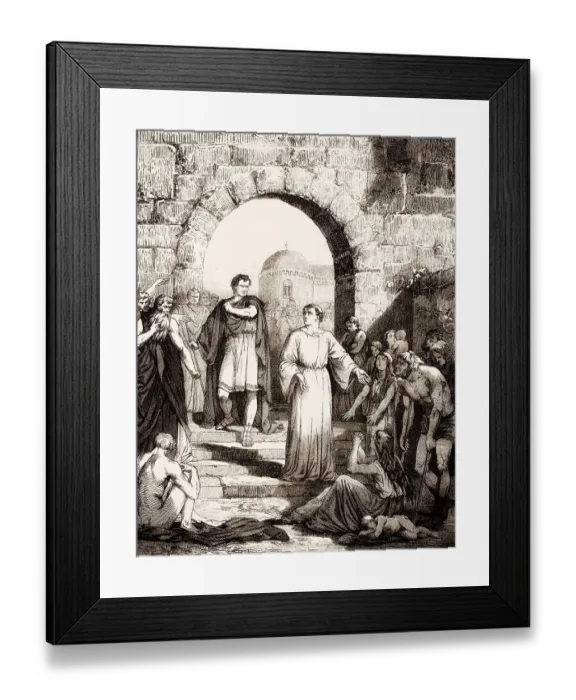Framed Print : Saint Lawrence of Rome or Laurence Framed Print : Saint Lawrence of Rome or Laurence