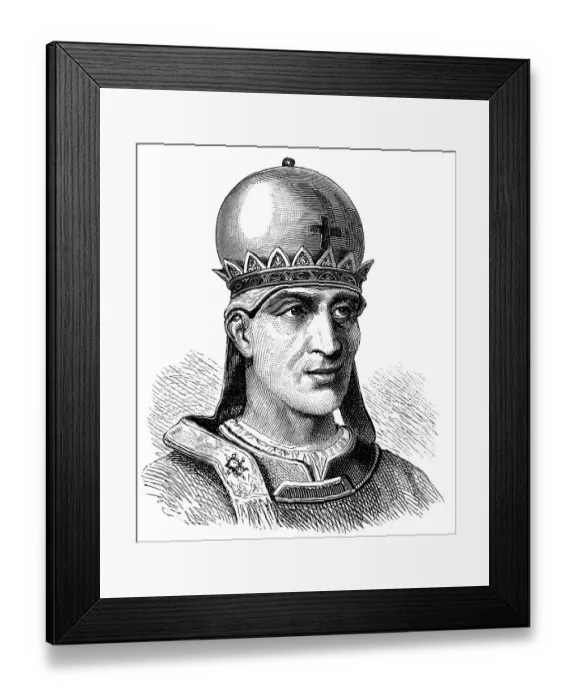 Framed Print : Pope Siricius, 334-399, Pope from 384 to his death in 399