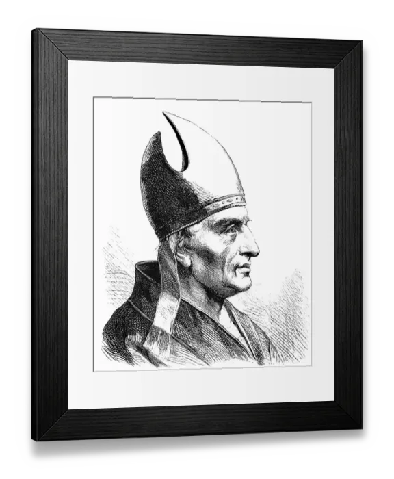Framed Print : Pope Gelasius I, Pope from 1 March 492 to his death in 496