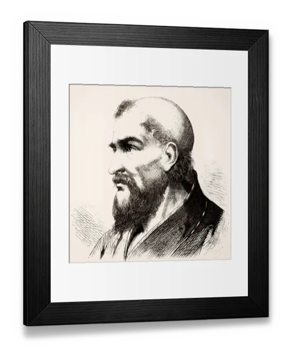 Framed Print : Pope Pelagius I, Pope from 556 to his death in 561