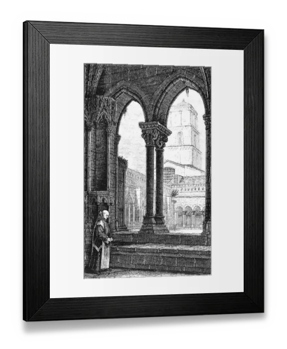 Framed Print : Transamund II, the Lombard Duke of Spoleto from 724 to 745
