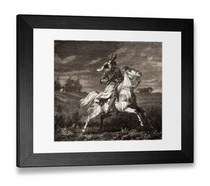 Framed Print : The escape of Pope John XII, ead of the Catholic Church from 16 December 955 to his death in 964 Framed Print : The escape of Pope John XII, ead of the Catholic Church from 16 December 955 to his death in 964