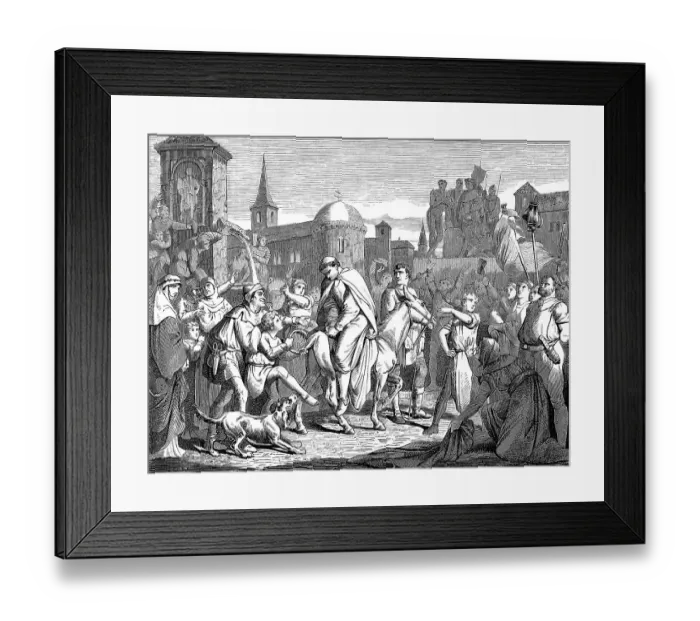 Framed Print : John XVI, c. 945 - c. 1001, was an antipope from 997 to 998