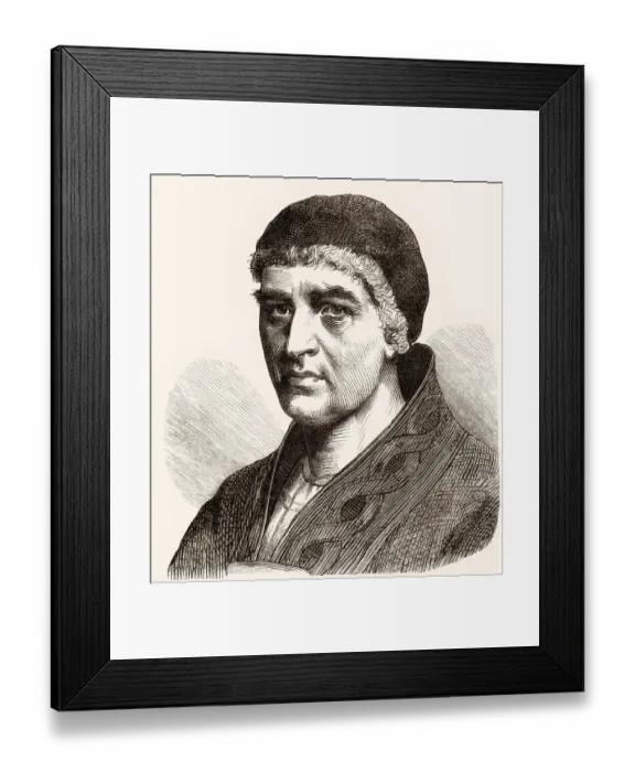 Framed Print : Pope Leo IX, 1002 - 1054, born Bruno of Egisheim-Dagsburg