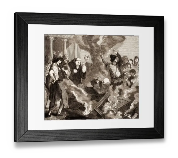 Framed Print : Peter of Bruys, Pierre De Bruys or Peter de Bruis