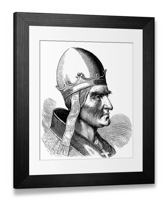 Framed Print : Pope Urban IV, c. 1195 - 2 October 1264