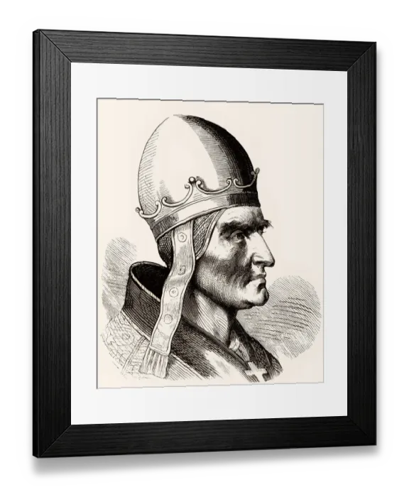 Framed Print : Pope Urban IV, c. 1195 - 2 October 1264