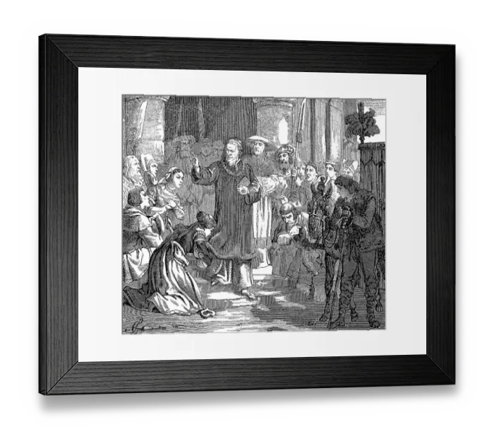 Framed Print : Pope Gregory VI leaving Avignon Framed Print : Pope Gregory VI leaving Avignon