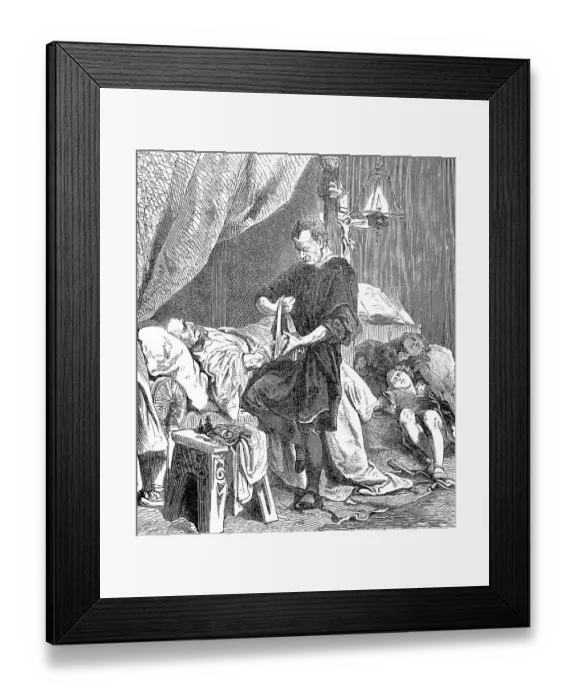 Framed Print : Death of Pope Innocent VIII, 25 July 1492 Framed Print : Death of Pope Innocent VIII, 25 July 1492