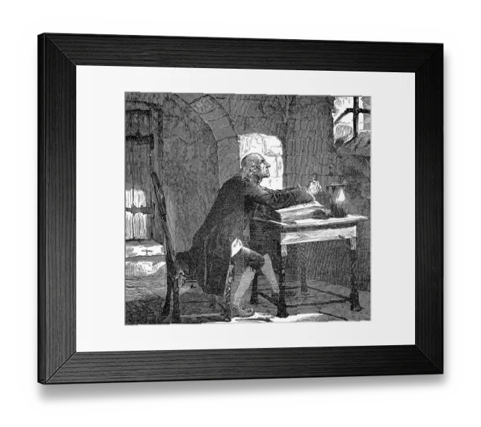 Framed Print : Pietro Giannone, 1676 - 17 March 1748 Framed Print : Pietro Giannone, 1676 - 17 March 1748
