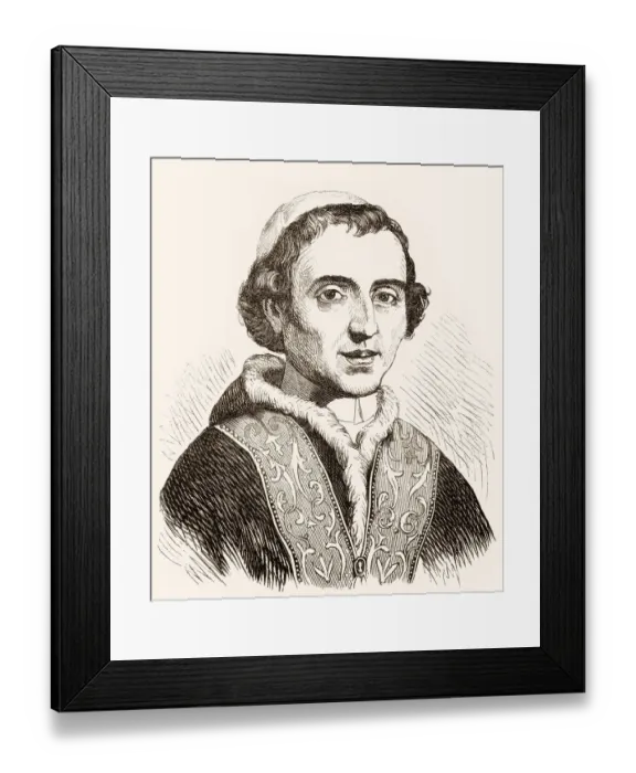 Framed Print : Pope Pius VII, 14 August 1742 - 20 August 1823