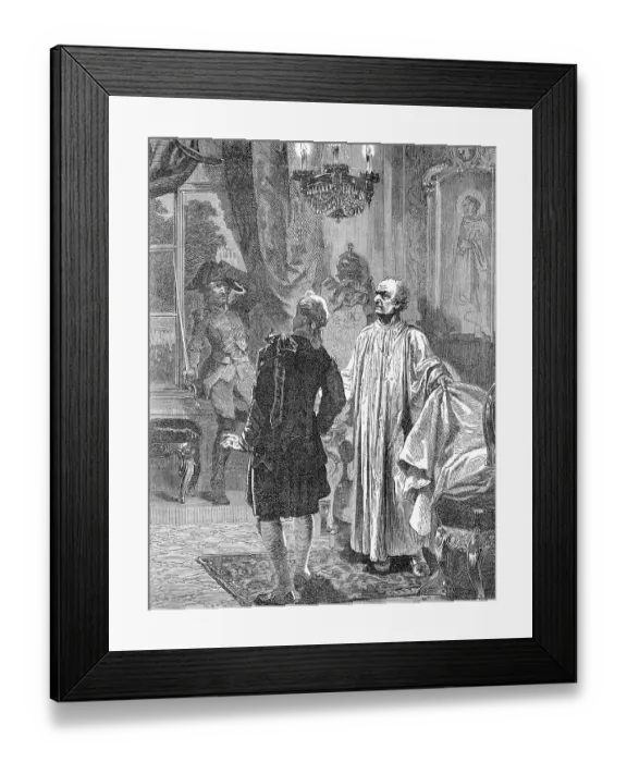 Framed Print : French General Radet taking Pope Pius VII as prisoner in 1809 Framed Print : French General Radet taking Pope Pius VII as prisoner in 1809