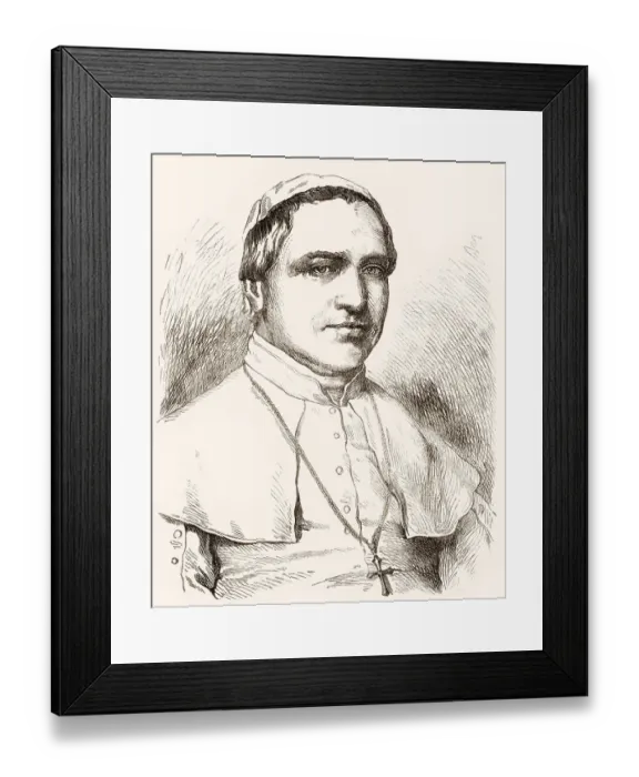 Framed Print : Pope Pius IX, 13 May 1792 - 7 February 1878 Framed Print : Pope Pius IX, 13 May 1792 - 7 February 1878