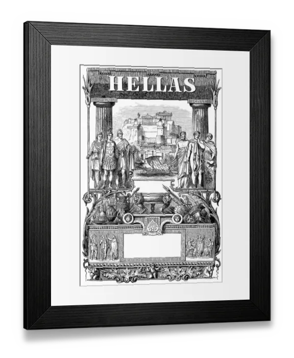 Framed Print : Ancient Greek Allegory, 19th century Framed Print : Ancient Greek Allegory, 19th century