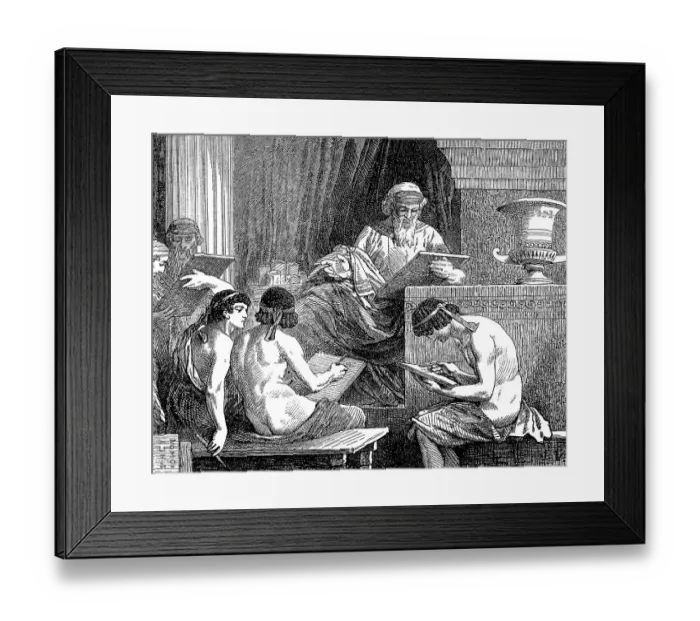Framed Print : Solon, c. 638-c. 558 BC, an Athenian statesman