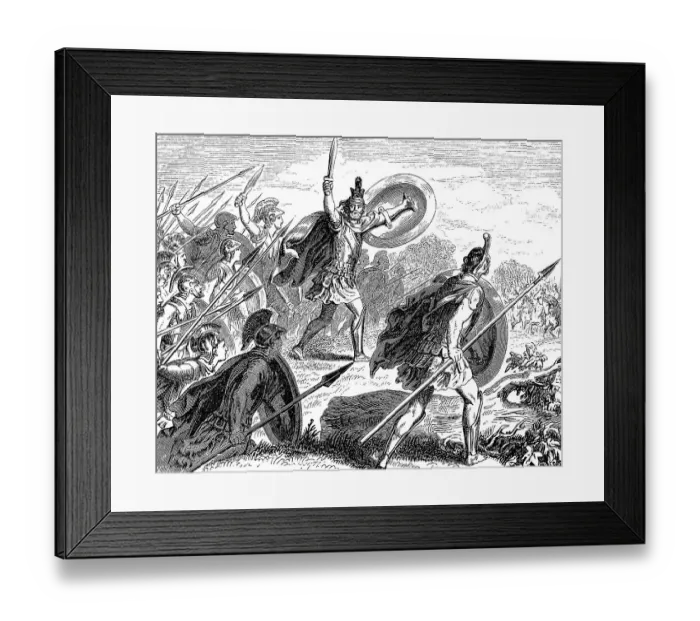 Framed Print : Miltiades the Younger, c. 550 - 489 BC