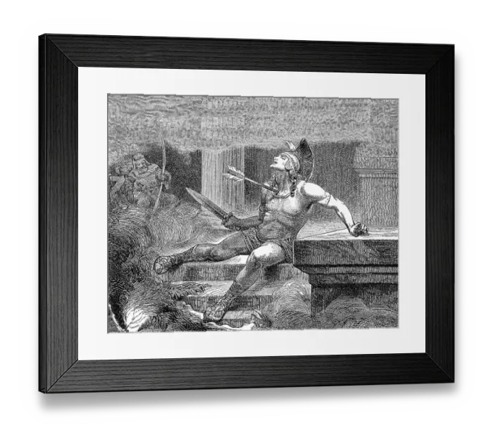 Framed Print : The Death of Alcibiades, a prominent Athenian statesman