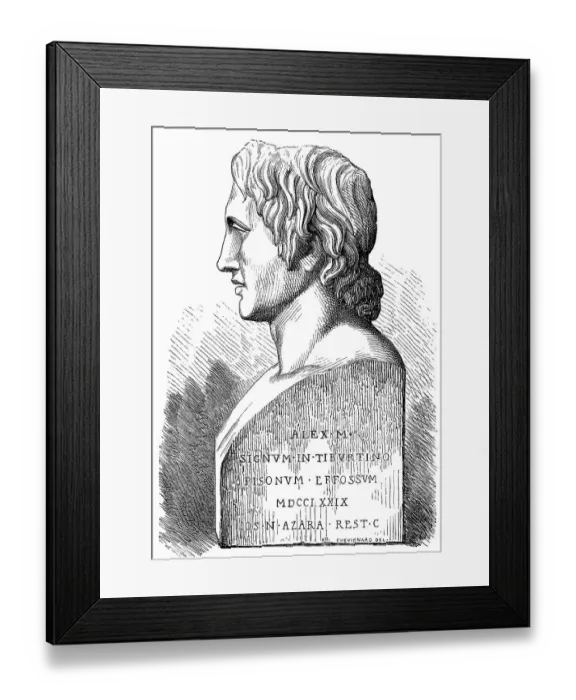 Framed Print : Alexander the Great or Alexander III of Macedon