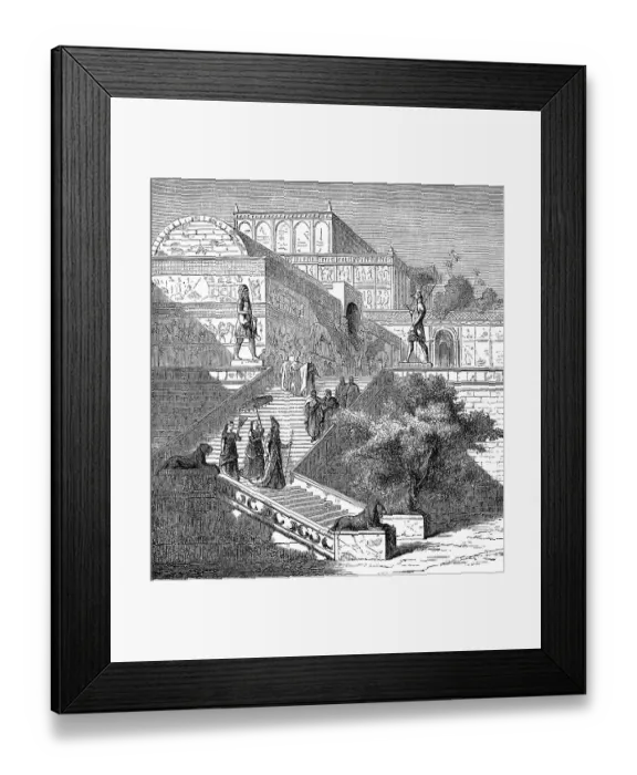 Framed Print : The Palace of Artaxerxes, Persepolis Framed Print : The Palace of Artaxerxes, Persepolis