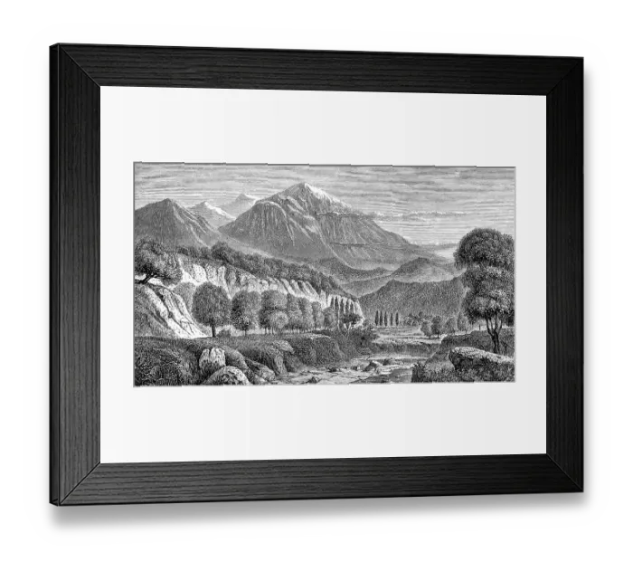 Framed Print : The Mount Olympus, the highest mountain in Greece Framed Print : The Mount Olympus, the highest mountain in Greece