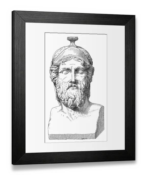 Framed Print : Miltiades the Younger, c. 550-489 BC