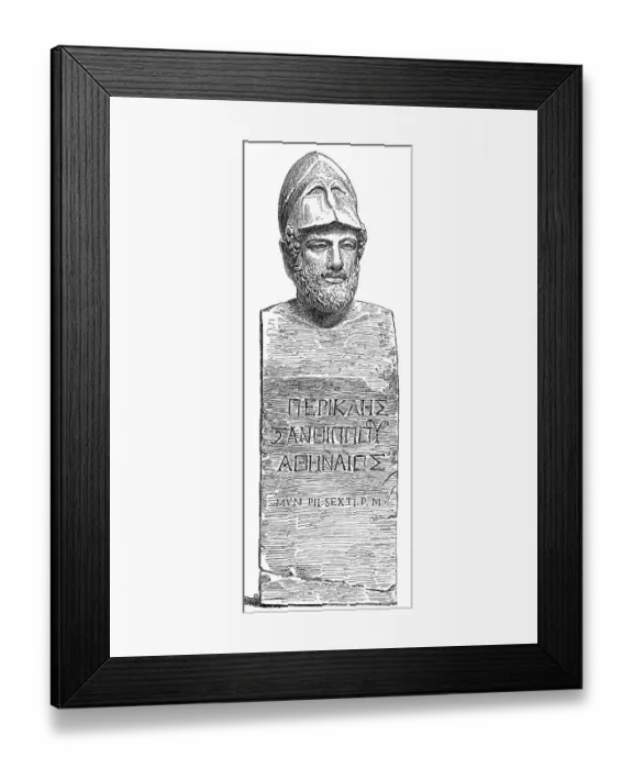 Framed Print : Pericles, 490-429 BC, leading statesman in Athens and of ancient Greece Framed Print : Pericles, 490-429 BC, leading statesman in Athens and of ancient Greece