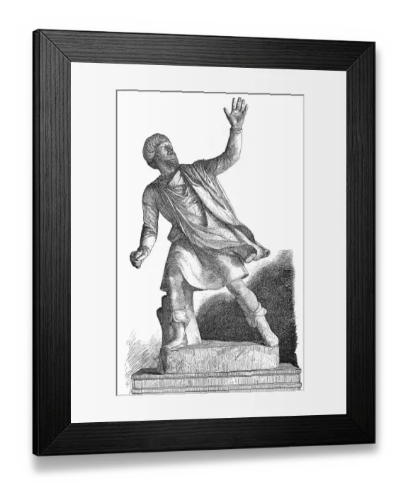 Framed Print : Statue of the educator of the children of Niobe Framed Print : Statue of the educator of the children of Niobe