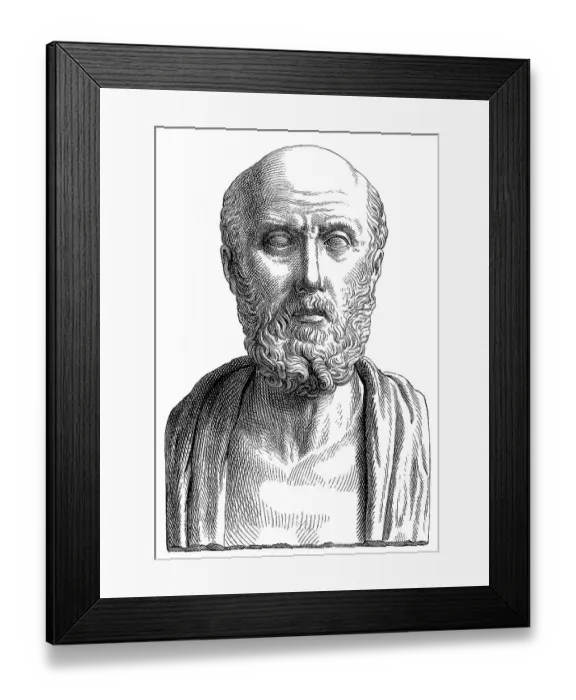 Framed Print : Hippocrates of Kos or Hippocrates II, c Framed Print : Hippocrates of Kos or Hippocrates II, c