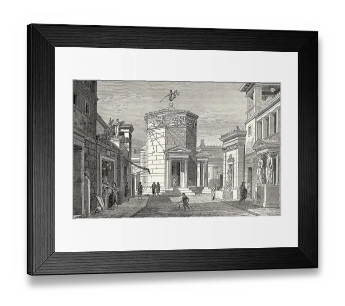 Framed Print : The Tower of the Winds, Athens, ancient Greece