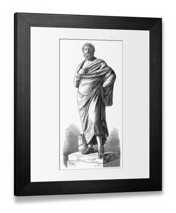 Framed Print : Sophocles, 497 or 496 BC - 406 or 405 BC Framed Print : Sophocles, 497 or 496 BC - 406 or 405 BC