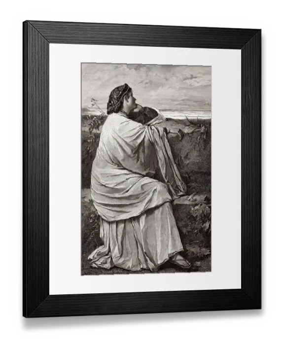 Framed Print : Iphigenia in Tauris, Greek mythology Framed Print : Iphigenia in Tauris, Greek mythology