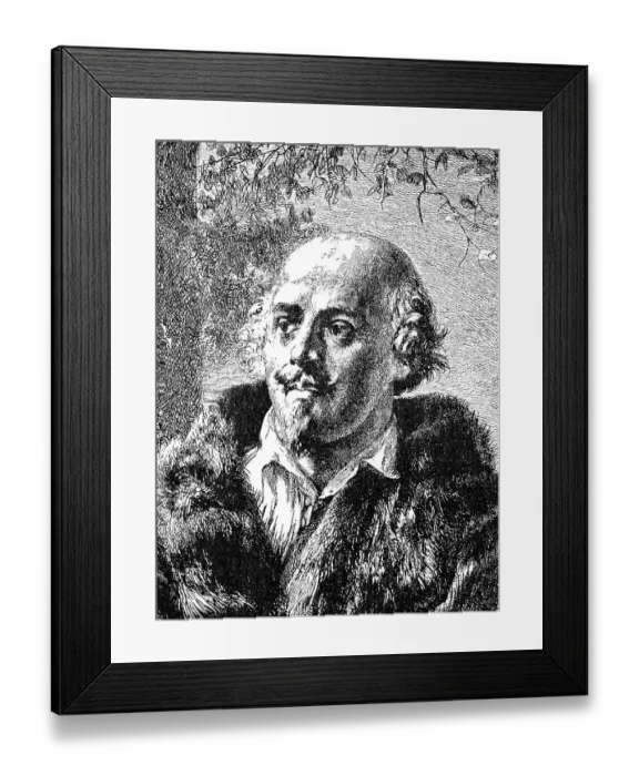 Framed Print : William Shakespeare, 1564 - 1616