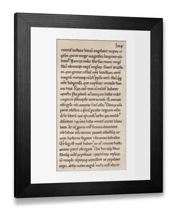 Framed Print : War preparations by Henry the Fowler against Hungary