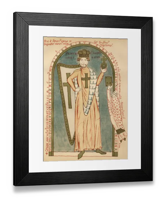 Framed Print : Frederick I, Frederick Barbarossa
